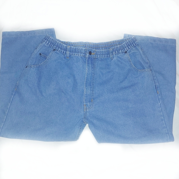 Haband Casual Joe Blue Jeans with stretch waist - Picture 4 of 5